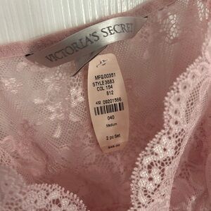 Pink lingerie set